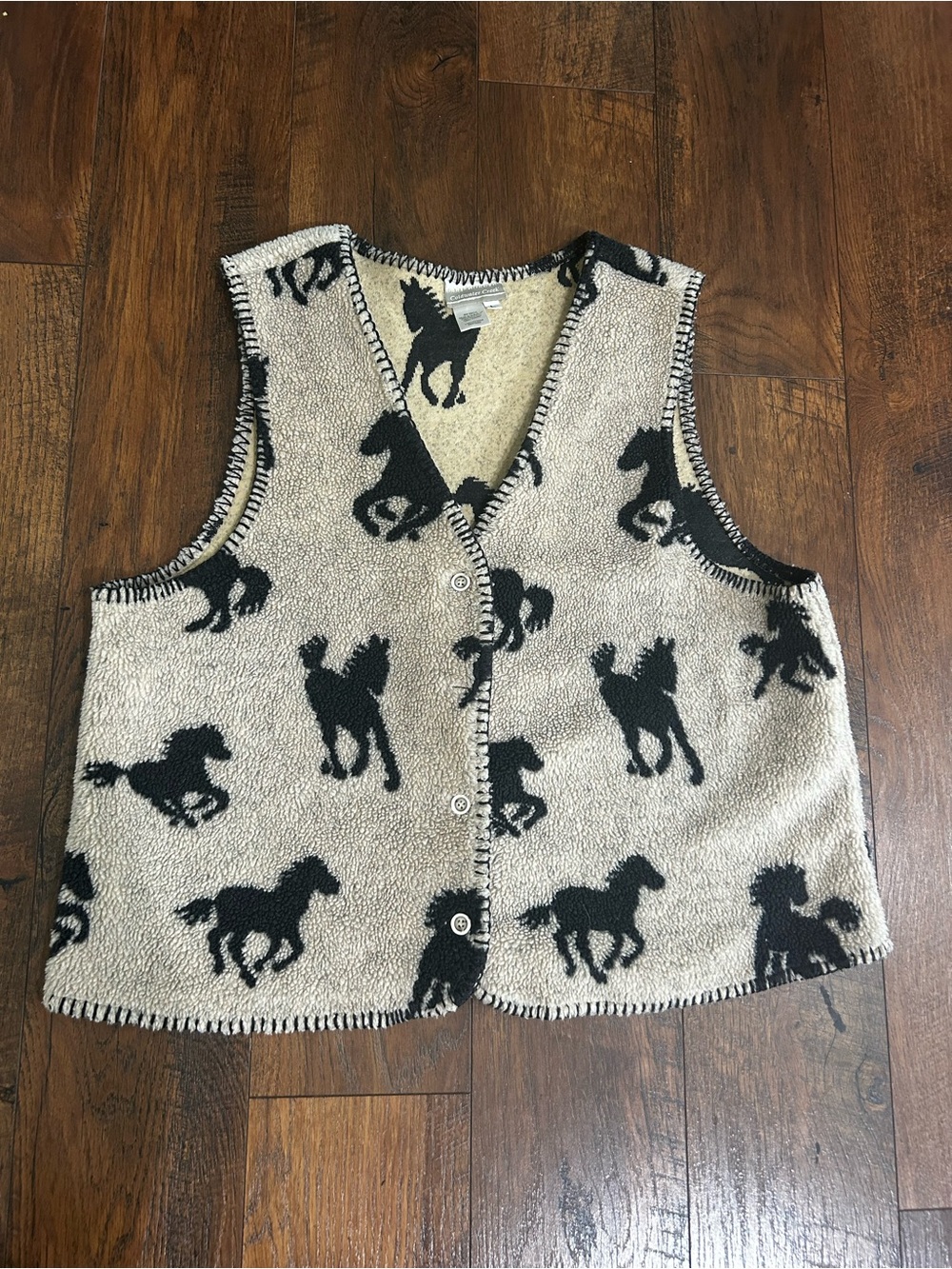 Coldwater Creek horse vest